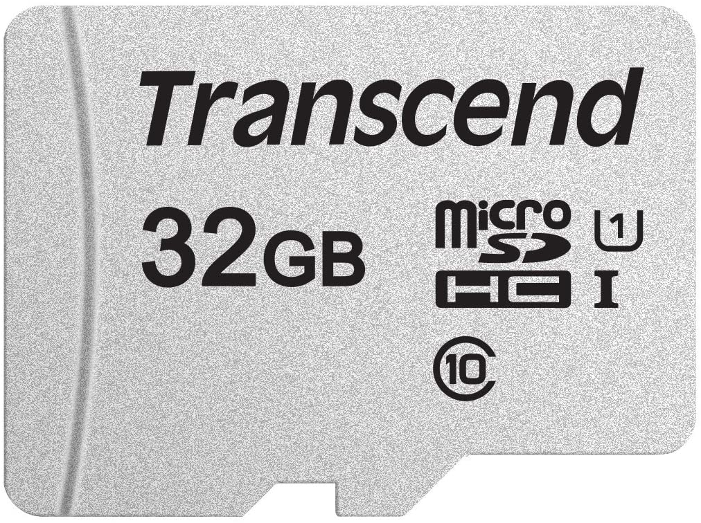 Transcend USD300S 32GB microSDHC Class 10 U1 A1 Memory Card without SD Adapter, for Nintendo Switch & Tablets TS32GUSD300S