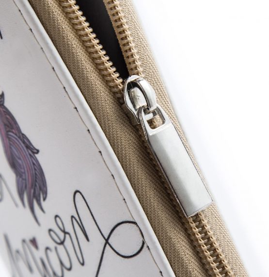 DonDon Women’s Purse Wallet Unicorn Pattern Saying I am a Unicorn - Image 4