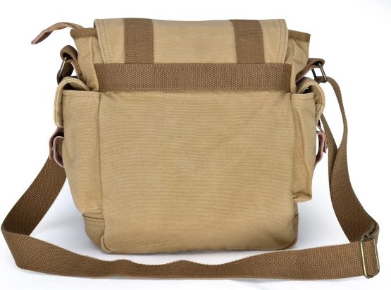 Gootium 21217KA Vintage Canvas Satchel Classic Messenger Bag,Khaki - Image 2