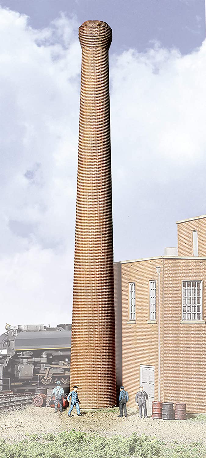 Walthers, Inc. Piece Brick Assembled Smokestack, 1-1/4 X 10-1/4" 3.2 X 25.7cm