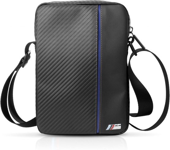 BMW M Collection BMTB10CAPNBK Travel Bag 9-10 inch Carbon Inspiration Universal Black/Blue