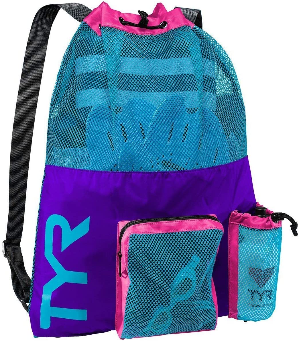 TYR Big Mesh Mummy Backpack - Purple/Blue, Medium - Image 2