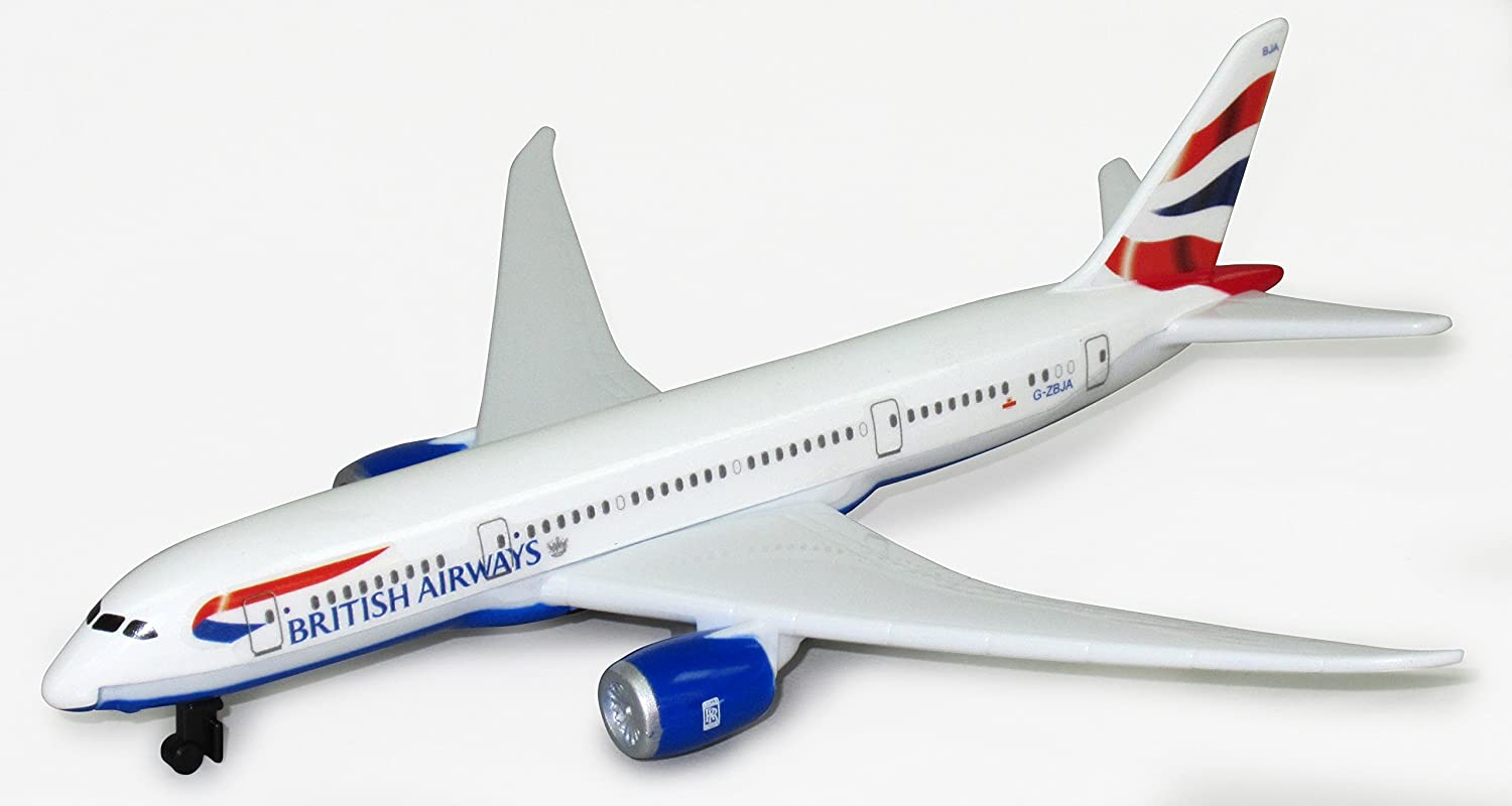 Daron RT6005A British Airways/B787 Plastic Model, Blue, 5 inches (L) x 5 inches (W) x 2 inches (H) - Image 3