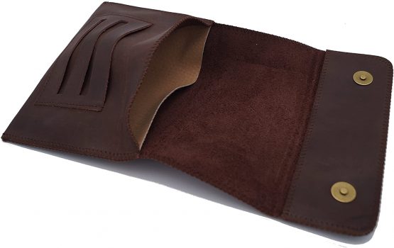 GERMANUS Tobacco Pouch from Genuine Leather - Made in EU - Strong Calf - Image 3