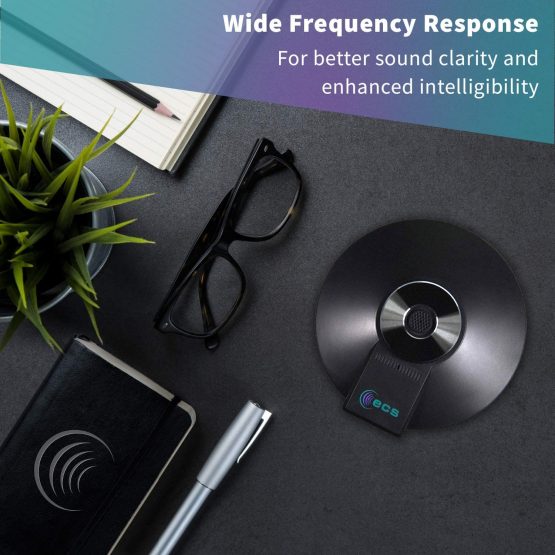 WordForum 3.5 mm 360° Stereo Conference Microphone - Omni-Directional Digital Recording For Meetings, Teleconferencing, Video Conferencing, Zoom, SKYPE, VoIP Calls with Daisy Chain Option - Image 4
