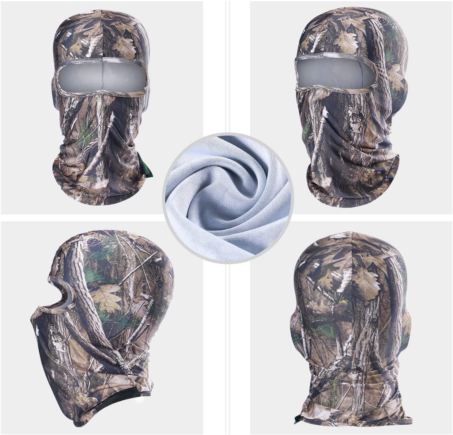 WTACTFUL Excellent Elastic Breathable Camouflage Balaclava Helmet Liner Face Mask Sun UV Protection for Hunting Hiking Riding Fishing Cycling Motorcycle Ski Snowboard Outdoor Activities #2 - Image 3