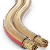 conecto OFC Professional Audio Speaker Cable, Cross Section 2 x 1.50mm² (99.9% OFC Full Copper 48 x 0.20 mm Wire)