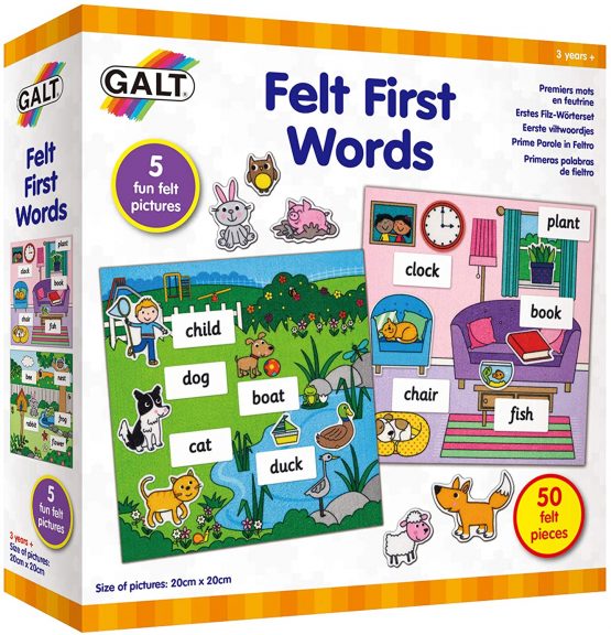 Galt Toys, Felt First Words, Felt Toys for Toddlers, Ages 3 Years Plus