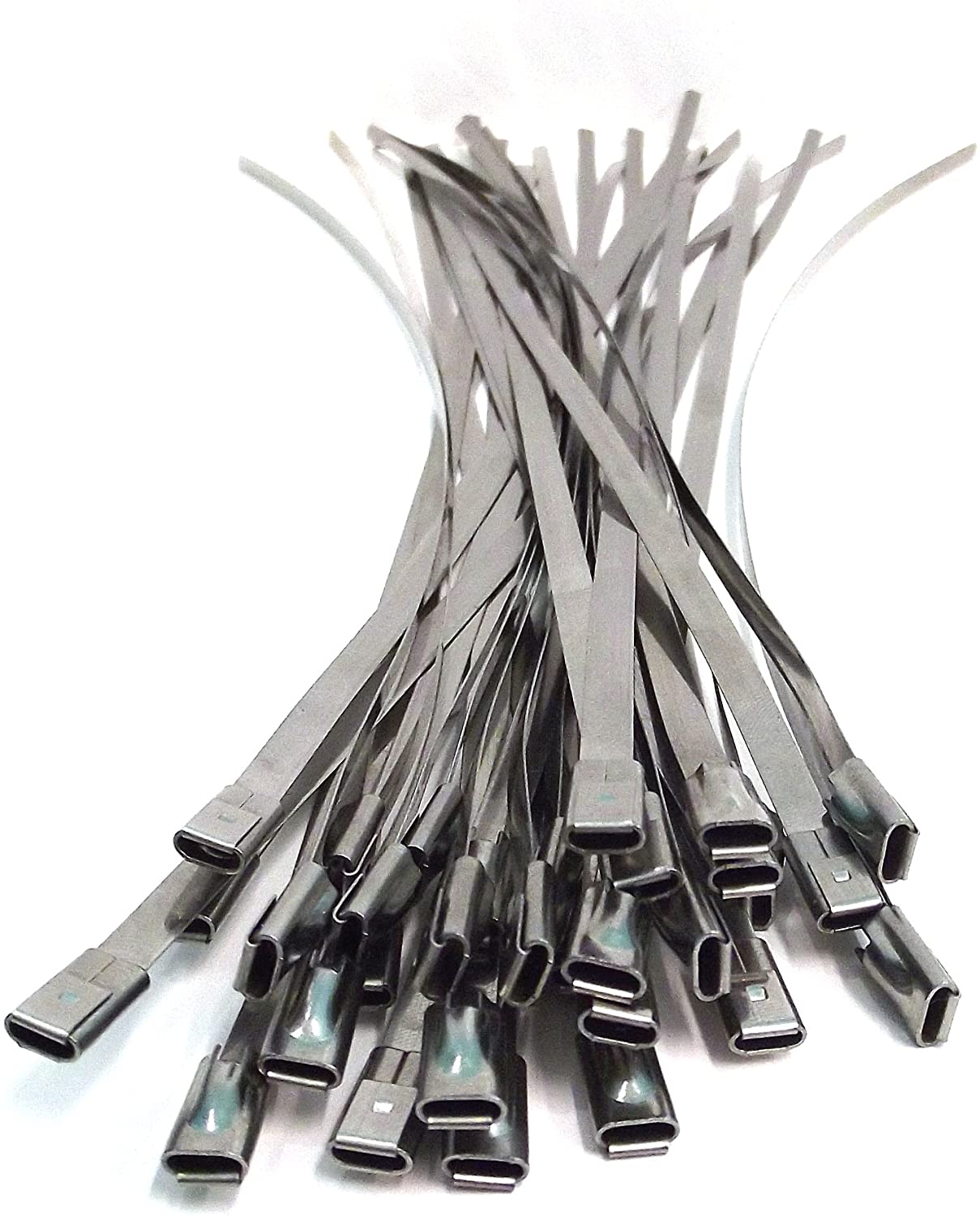 DCMotorsport STAINLESS STEEL CABLE TIES WRAP 4.6mm x 360mm, Silver