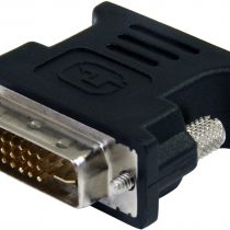 StarTech DVI to VGA Cable Adapter - Black - M/F - DVI-I to VGA Converter Adapter (DVIVGAMFBK)