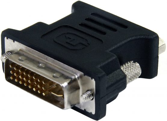 StarTech DVI to VGA Cable Adapter - Black - M/F - DVI-I to VGA Converter Adapter (DVIVGAMFBK)