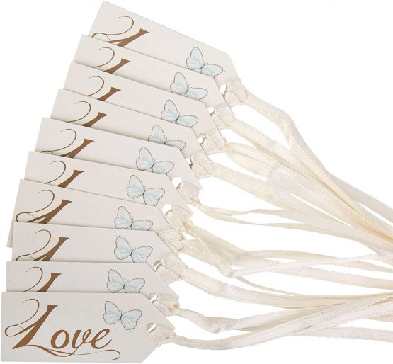 Neviti To Have And To Hold-Favour Tags-Small, Paper, Ivory, 5 x 2.5 x 0.1 cm