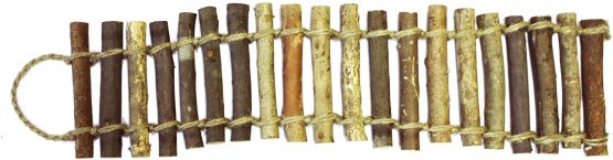 Happypet "Nature First" Wooden Rope Bridge Ideal for Small Animals"