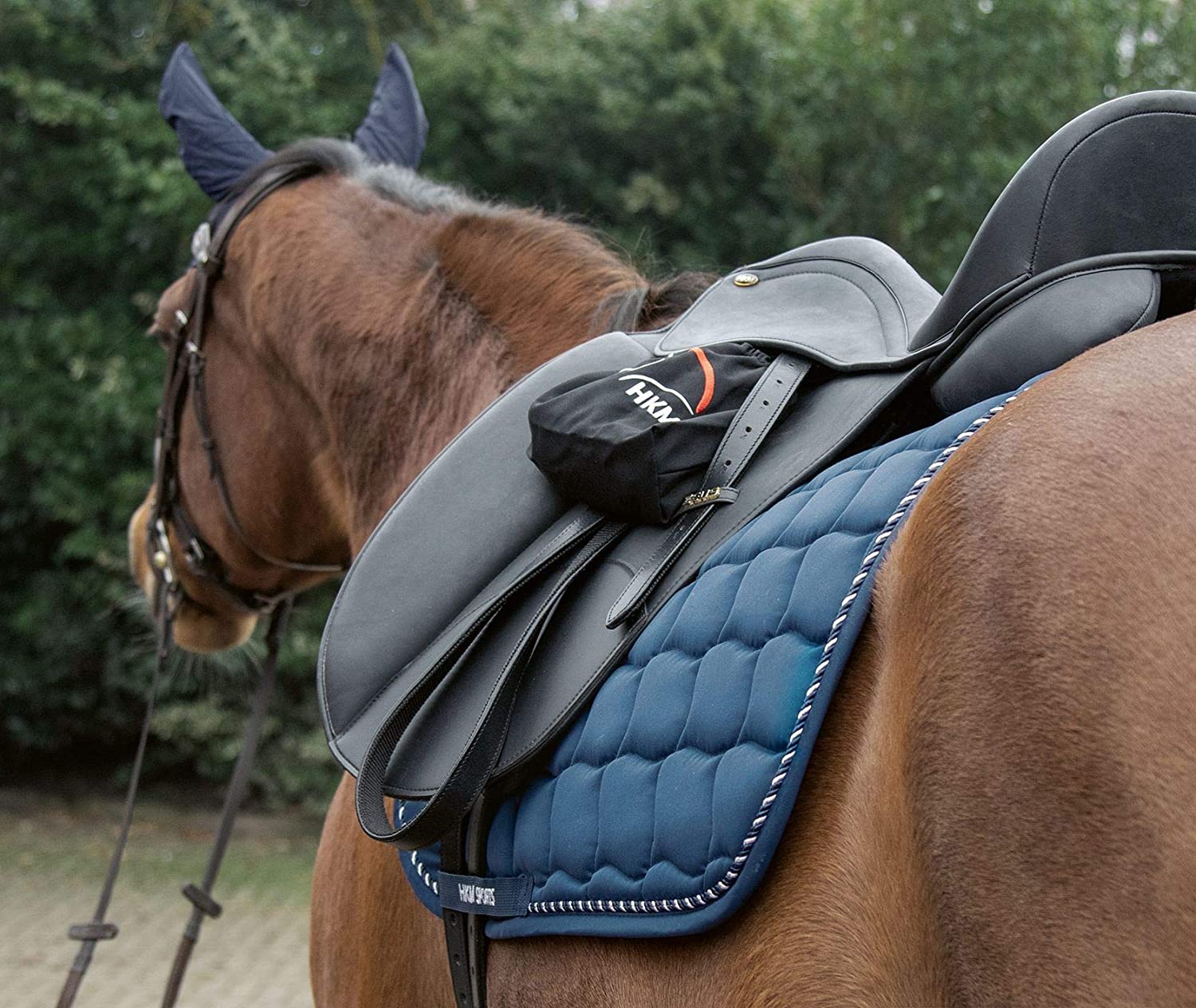 Hkm Hkm 4057052258886 Saddle Cloth -Air Mesh 1200 White Versatile, Multifunctional - Image 3