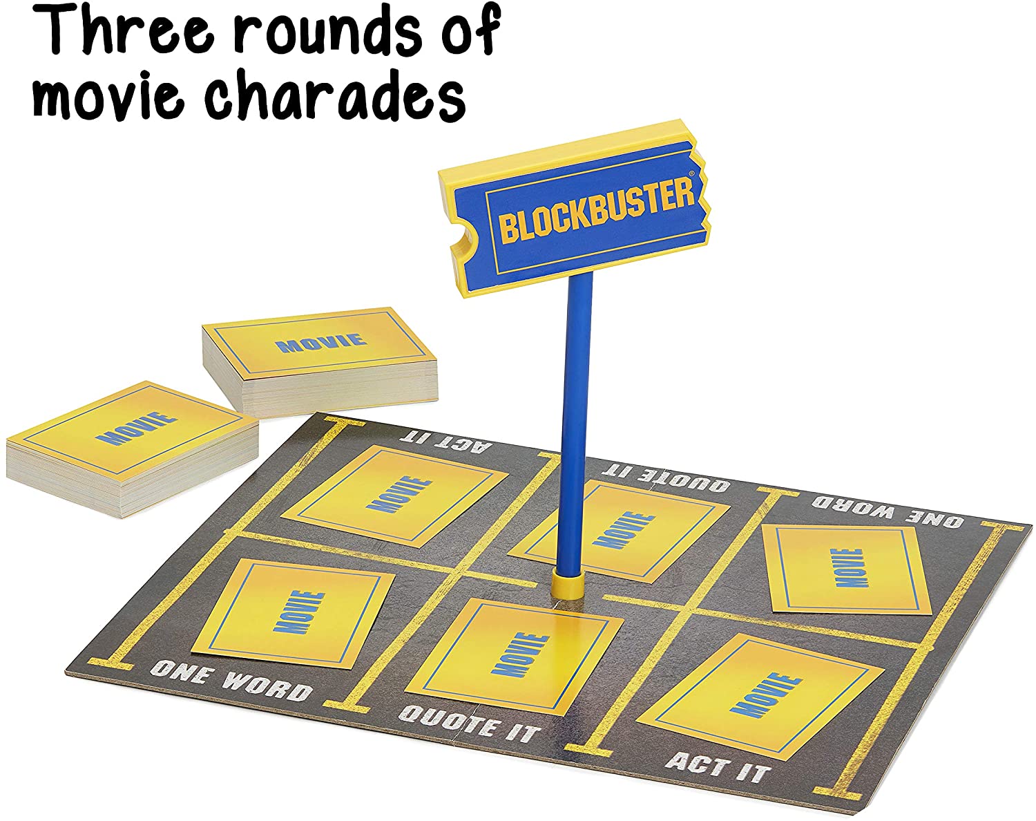 Blockbuster Ultimate Movie Family Board Game Act Out Your Favourite