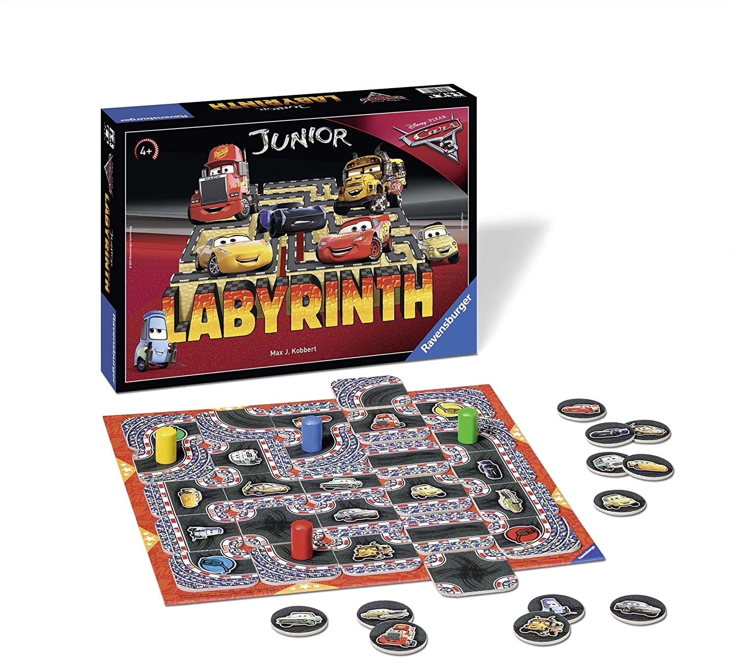Ravensburger Disney/Pixar Cars 3 Junior Labyrinth, Black - Image 3
