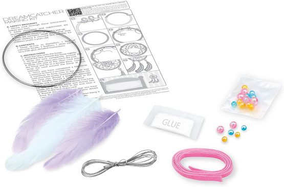 4M 404763 Little Craft Dream Catcher Making Kit, Multi Colour - Image 2