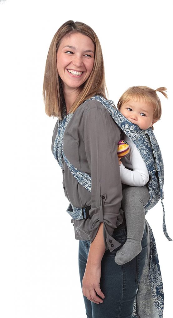 Amarsupiel Evolutionary Mei Tai Baby Carrier | Carrying Front and Back | Mei Tai Adjustable | Ergo | 100% Organic Cotton Fabric | Made in EU | Oekotex Safe Textile, Mint - Image 3