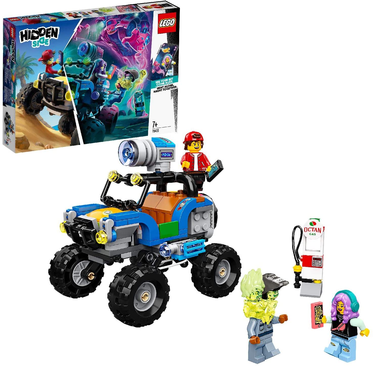 LEGO Hidden Side 70428 Jack's Beach Buggy with AR Games App, Mehrfarbig, Medium