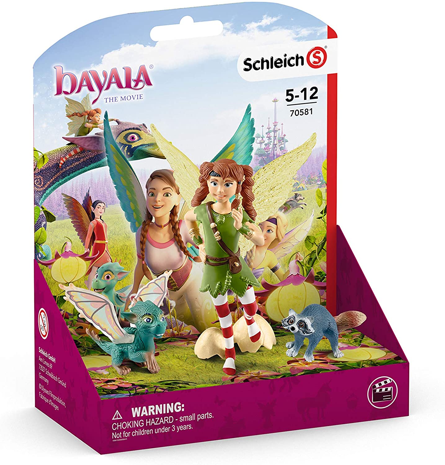 SCHLEICH 70581 Bayala Movie Marween Toy with Nugur and Piuh, Multicoloured - Image 2