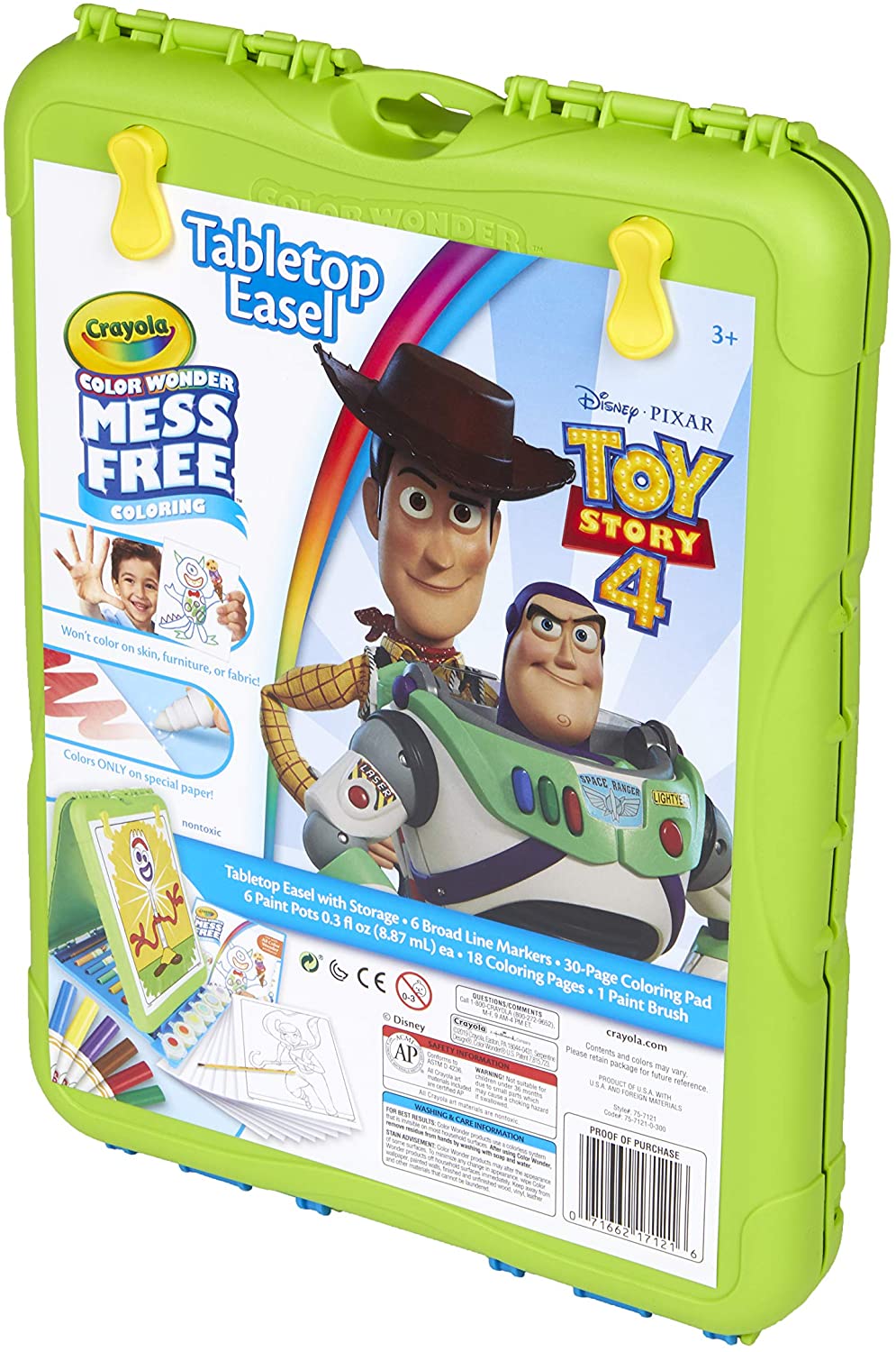 CRAYOLA color Wonder Travel Esel Toy Story Pages with BONUS pages, Markers and color Wonder Paint Coloring Travel Books and Esel MEGA set - Image 4