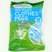 Caraselle Ecoforce 48 Strong Hurricane Force Grip Clothes Pegs made of Recycled Plastic (2 packs of 24)