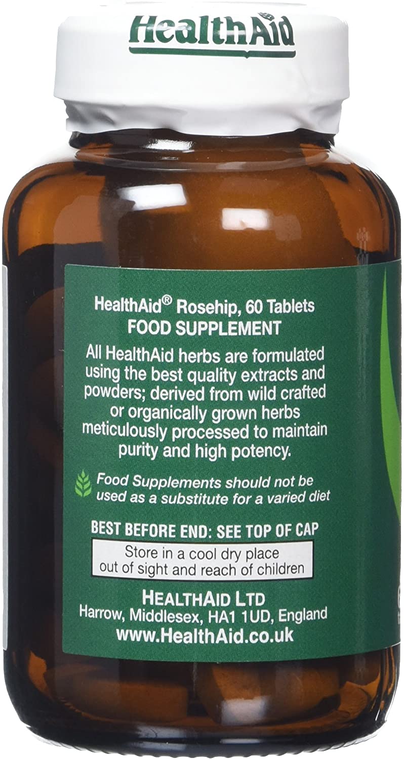 HealthAid Rosehip - 60 Tablets, 60 count (Pack of 1) - Image 2