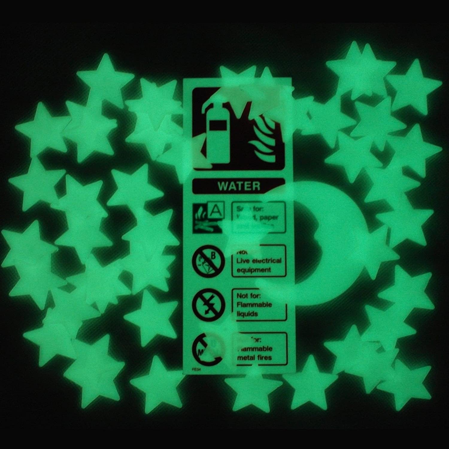 Twinkle Twinkle Super Bright Stars, The Ultimate Glow-in-the-Dark Stars, 49 Stars and 1 Moon, Multicoloured - Image 4