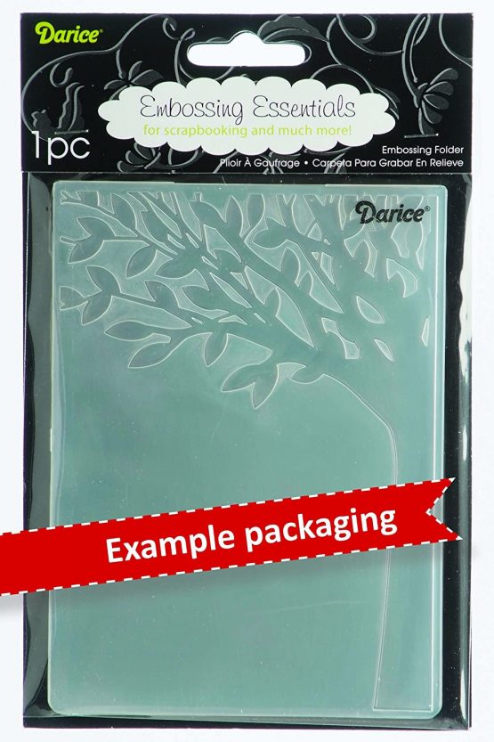 Darice Swirl Embossing Template, Transparent, 10.8 x 14.6 cm - Image 2