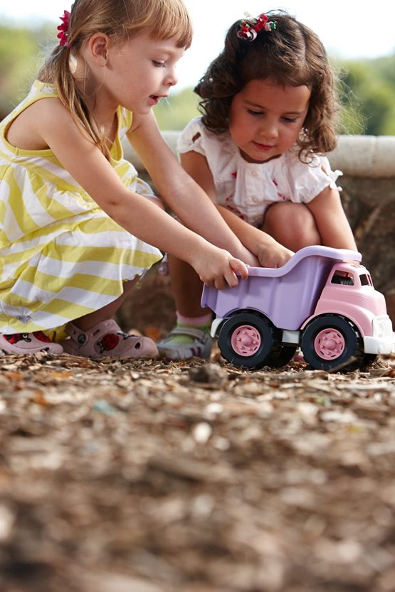 Green Toys Dump Truck Pink - Image 3