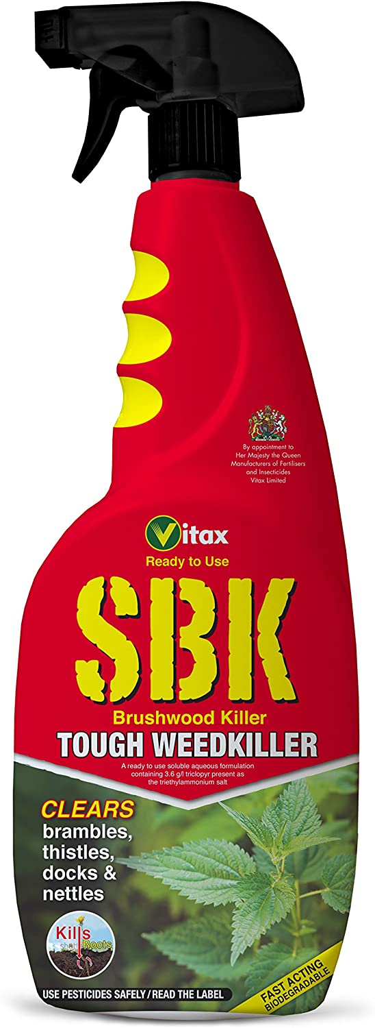 Vitax SBK 750ml Ready-to-Use Brushwood Killer Tough Weedkiller