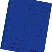 Herlitz A4 Manilla Folded Flat File - Dark Blue (Pack of 10)