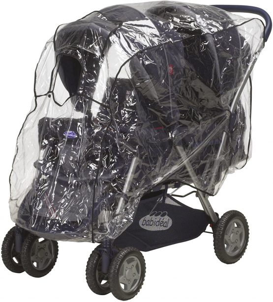 Playshoes Baby Travel Universal Rain Cover for Twin Stroller