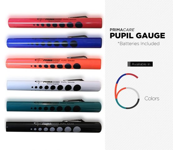 Primacare DL-9224 Pack of 6 Disposable Diagnostic Penlight with Imprinted Pupil Gauge, Lightweight and Moulded Plastic Body Medical Pen Light for Nurse, Student, Doctors EMT, Multicolor - Image 2