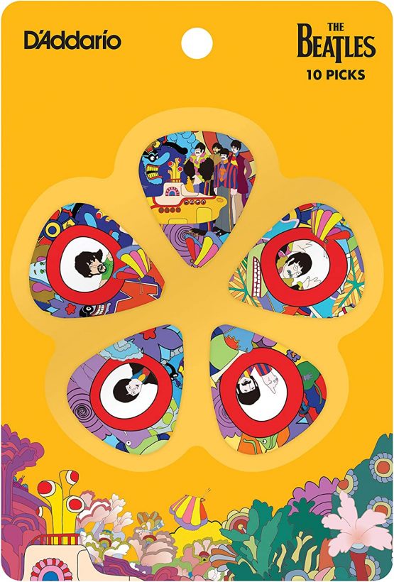 D'Addario Yellow Submarine 50th Anniversary Light Gauge Guitar Picks