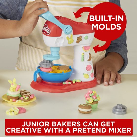 Play-Doh E0102 TREATS MIXER Arts and Crafts, Brown - Image 4