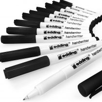 Edding Handwriter Handwriting Pen – Black Ink – 0.6mm - Pack of 12