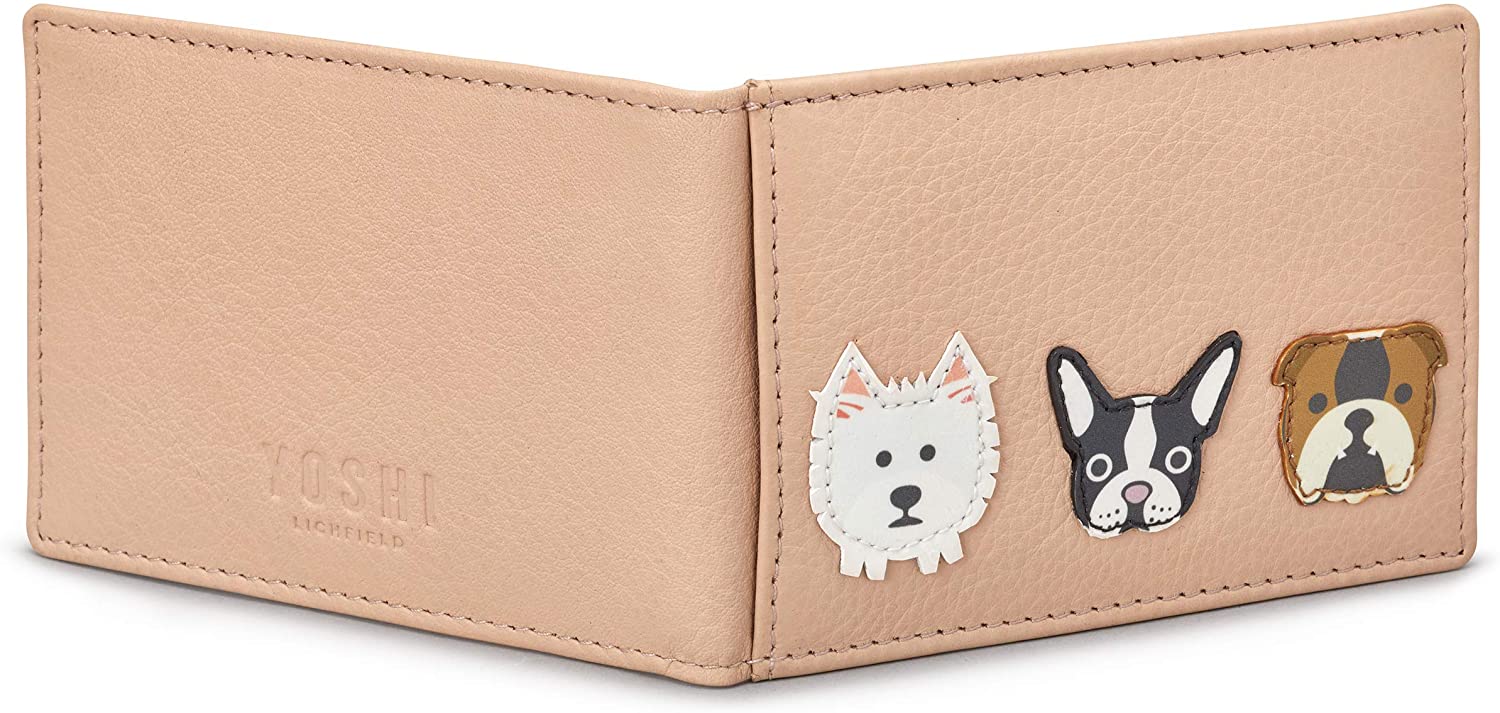 Yoshi Dog Applique Leather Travel Pass/Oyster Card Holder (Frappe) - Image 4