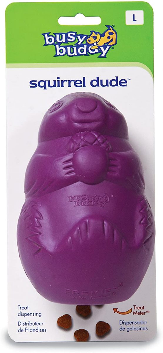 Busy Buddy Squirrel Dude, Interactive Treat Dispensing Dog Toy - Chew Toy, Large Dogs - Image 3