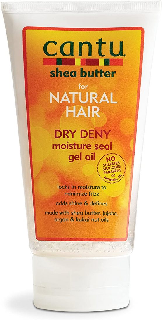 Cantu Natural Hair Dry Deny Moisture Seal Gel Oil 5 Ounce Tube (145ml)