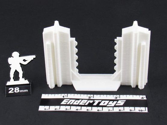 EnderToys Tall Connecting Barricade Wall Set, Terrain Scenery for Tabletop 28mm Miniatures Wargame, 3D Printed and Paintable - Image 4