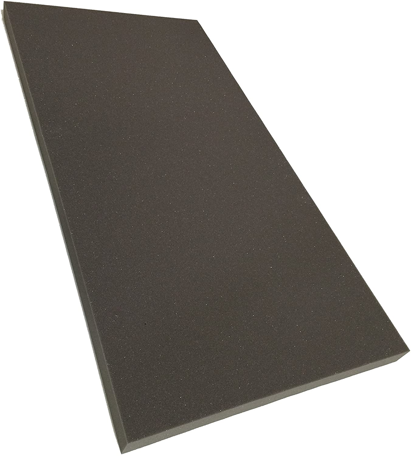 Advanced Acoustics 2" Acousti-Slab Studio Foam 2ft by 4ft Panel Acoustic Treatment, Grey