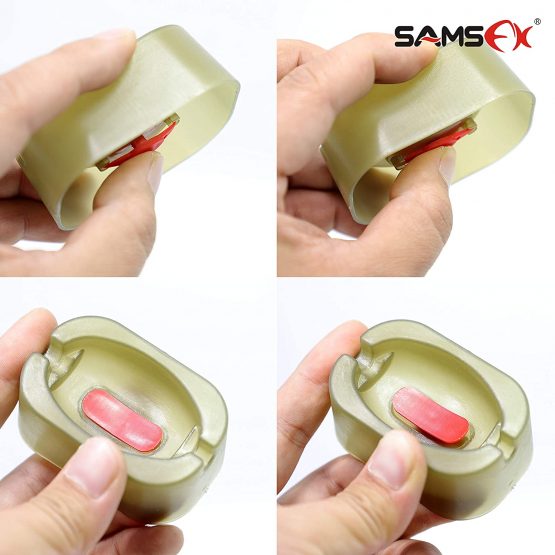 SAMSFX Carp Fishing Inline Flat Method Feeder with Quick Release Mould - Image 3