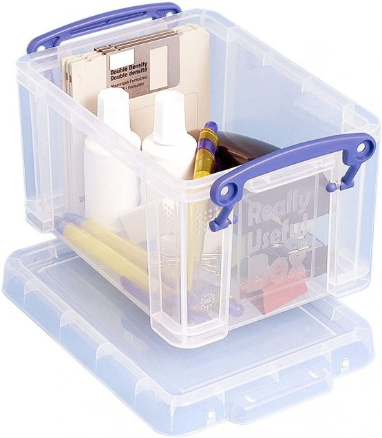Really Useful Storage Box 1.6 Litre Clear - Image 3