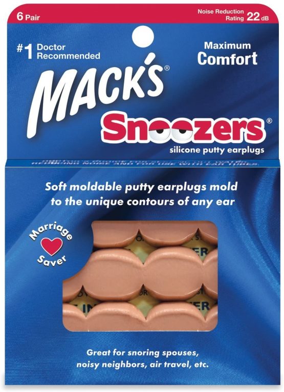 Mack's Unisex's Snoozers Ear Plugs (6 Pair) -Beige, (1 Pack)