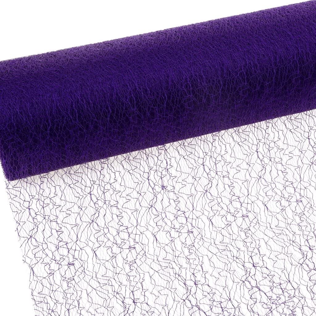 Deko und Band Spiderweb - MESCH - Table Runner - Table Runner - 30 cm 67 028 R 300 25 M Purple, 30cm x 25m