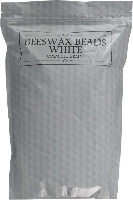 Beeswax Beads White - Cosmetic Grade - 1Kg