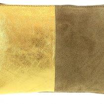 Girly Handbags Two Tone Metallic Clutch Bag