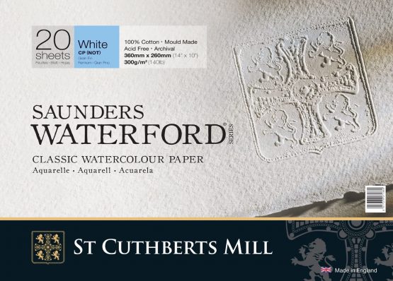 St Cuthberts Mill Glued Pad, cotton, White, 10 x 14 inches - Image 4