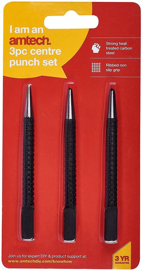 Amtech H0900 3 Piece Centre Punch Set - Image 3